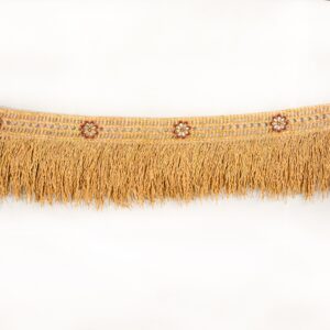 Paddy Door Toran with Maroon Flowers