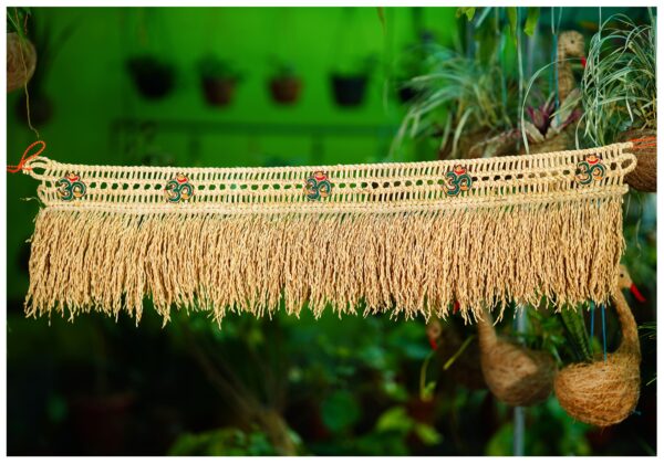 Paddy Door Toran with Green Om - Image 3