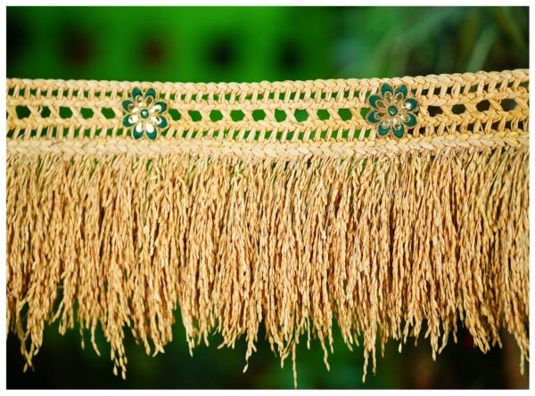 Paddy Door Toran with Green Flowers - Image 5