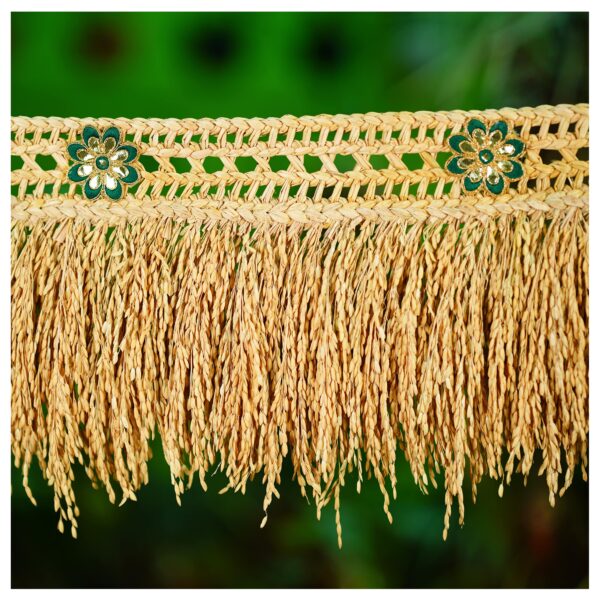 Paddy Door Toran with Green Flowers - Image 3